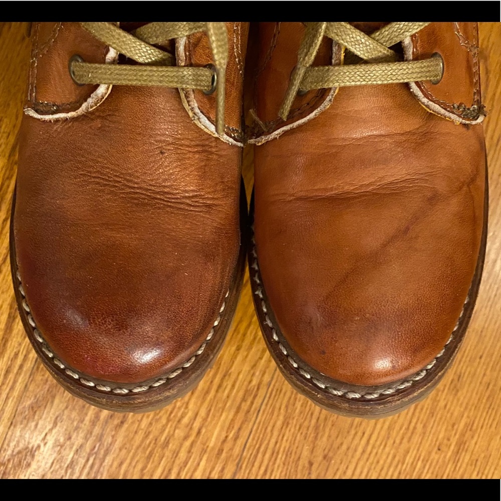 EUC Frye Ankle Boots, Brown - Picture 3 of 5